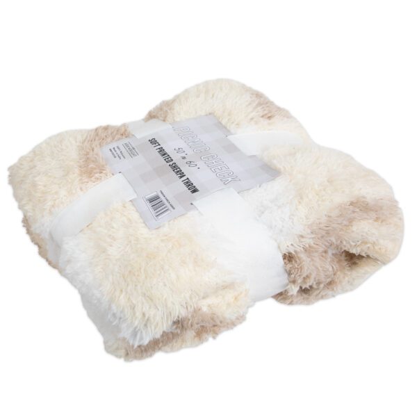 Picnic Check Soft Printed Sherpa Throws