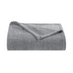 Aston & Arden Chenille Blankets - Dark Grey, Throw