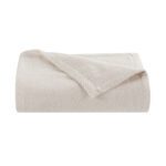 Aston & Arden Chenille Blankets - Beige, Throw