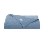 Aston & Arden Tencel & Cotton Blankets - Blue, Throw