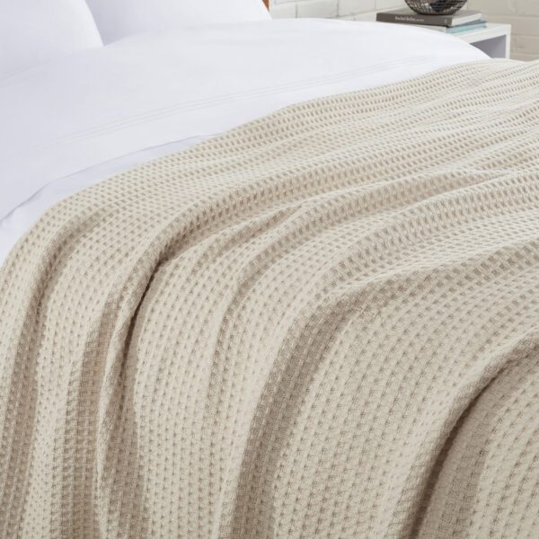 Aston & Arden Haryana Waffle Weave Blankets