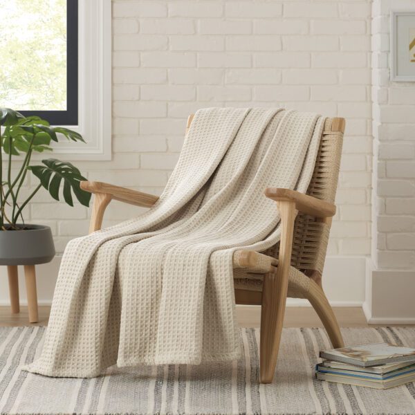 Aston & Arden Haryana Waffle Weave Blankets