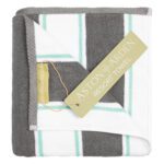 Aston & Arden Resort Towel - Grey/Green