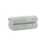 Aston & Arden Aegean Eco-Friendly Recycled Cotton Collection - bath towel, Green