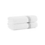 Aston & Arden Aegean Eco-Friendly Turkish Towel - bath towel, Light Grey