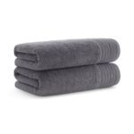 Aston & Arden Anatolian Turkish Towels - bath towel, Dark Grey
