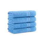 Aston & Arden Aegean Eco-Friendly Recycled Cotton Collection - hand towel, Blue