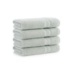 Aston & Arden Aegean Eco-Friendly Recycled Cotton Collection - hand towel, Green