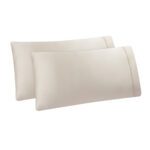 Aston & Arden Tencel Pillowcases - STANDARD CASE, Beige