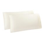 Aston & Arden Tencel Pillowcases - STANDARD CASE, Cream