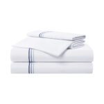 Aston & Arden 100% Cotton Sateen Sheet Sets - TWIN, Blue