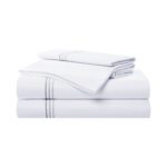 Aston & Arden 100% Cotton Sateen Sheet Sets - TWIN, Grey