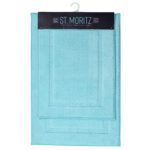 St. Mortiz Rug Collection - Blue, Border, 17x23/20x30