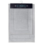 St. Mortiz Rug Collection - Grey, Border, 17x23/20x30