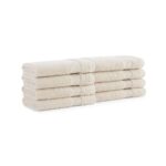Aston & Arden Aegean Eco-Friendly Recycled Cotton Collection - washcloth, Beige