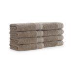 Aston & Arden Anatolian Turkish Towels - washcloth, Brown