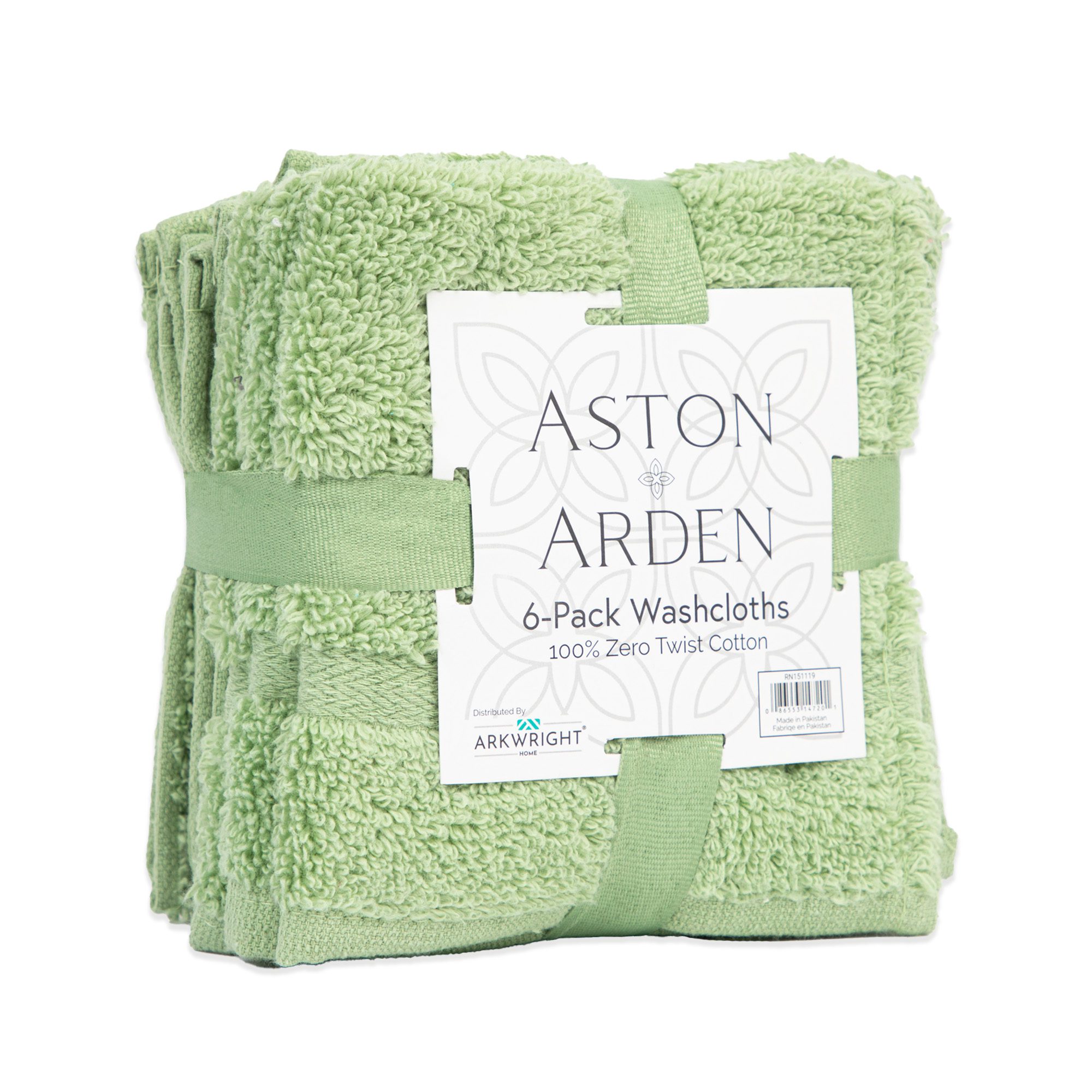 6-Pack Zero Twist Washcloths - Arkwright Home