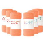 Polar Fleece Throws By Color - Coral