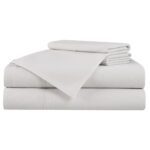 Aston & Arden Linen & Tencel Sheet Sets - Light Grey, QUEEN