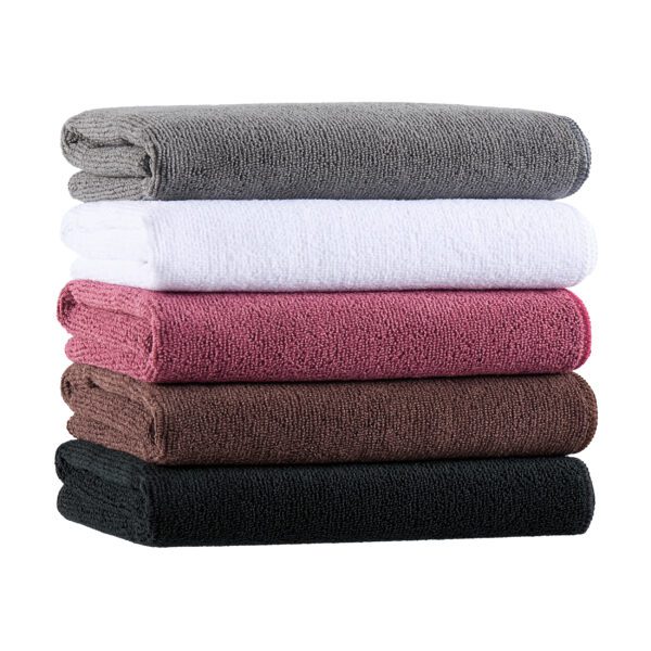12-Pack Microfiber Terry Bleach-Resistant Salon Towels