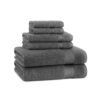 Host & Home Bath Towel Collection - 6-piece set, Dark Grey