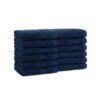 Host & Home Bath Towel Collection - washcloth, Navy