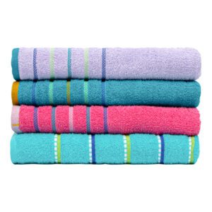 Arkwright True Color Bath Towels (6-Pack), 25x52 in., Ring Spun Cotton, Beige, Size: 25 x 52