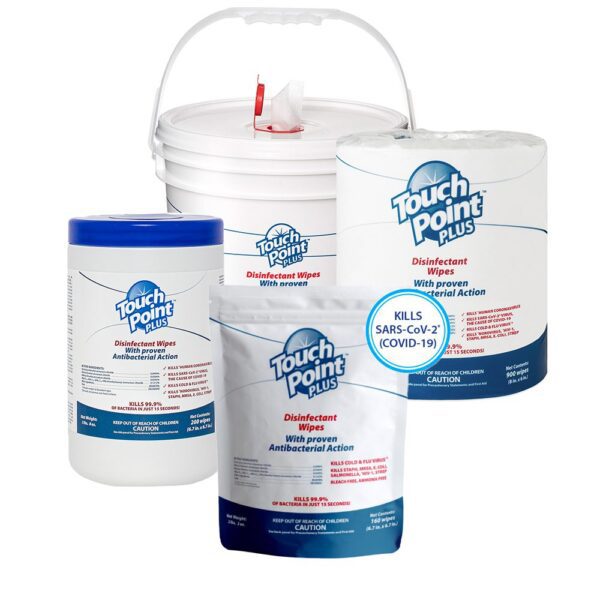 Touch Point Plus Disinfectant Wipes
