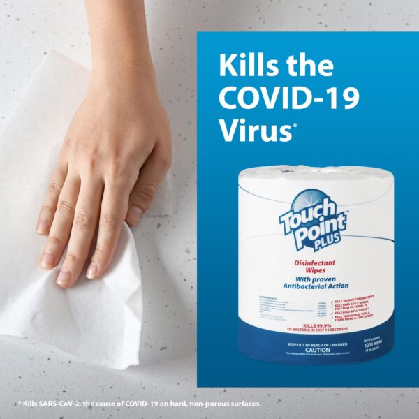 Touch Point Plus Disinfectant Wipes