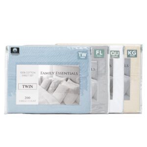 Family Essentials 200 Thread Count Sheet Sets