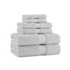 Aston & Arden 100% Egyptian Cotton Collection - 6-Piece Set, Light Grey