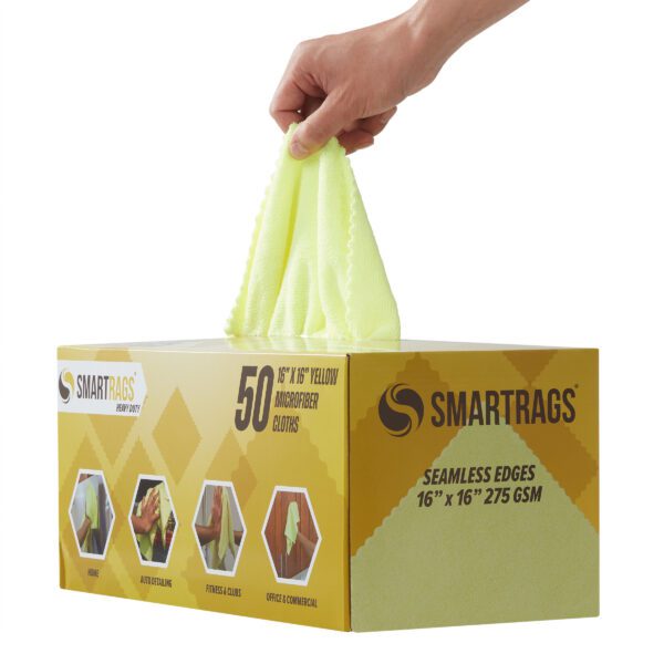 SmartRags Heavy Duty Microfiber Cloth Box