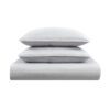 Host & Home Microfiber Quilt Sets - FULL / QUEEN, Light Grey