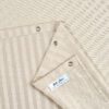 Host & Home Shower Curtains - Damask Stripe Textured, Beige