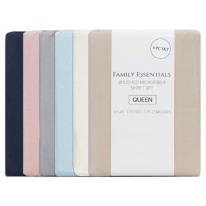 Family Essentials Microfiber Sheet Sets