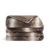 Aston & Arden Faux Fur Throws - Brown